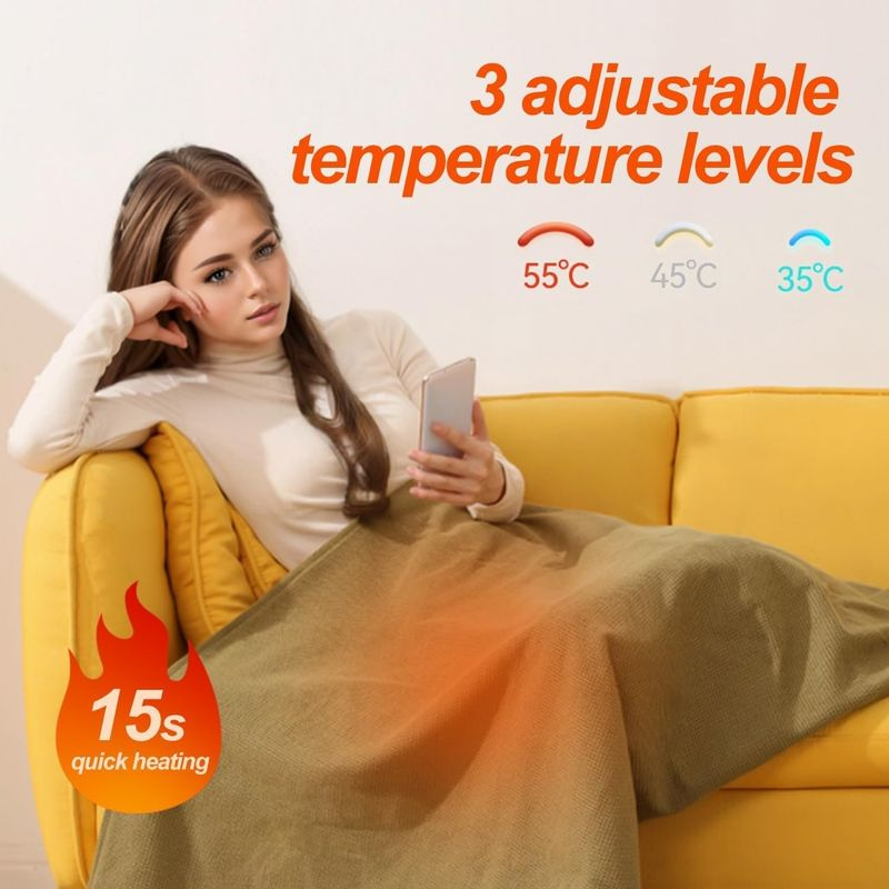 🎄LAST DAY 49% OFF🔥Portable Heated Blanket Shawl